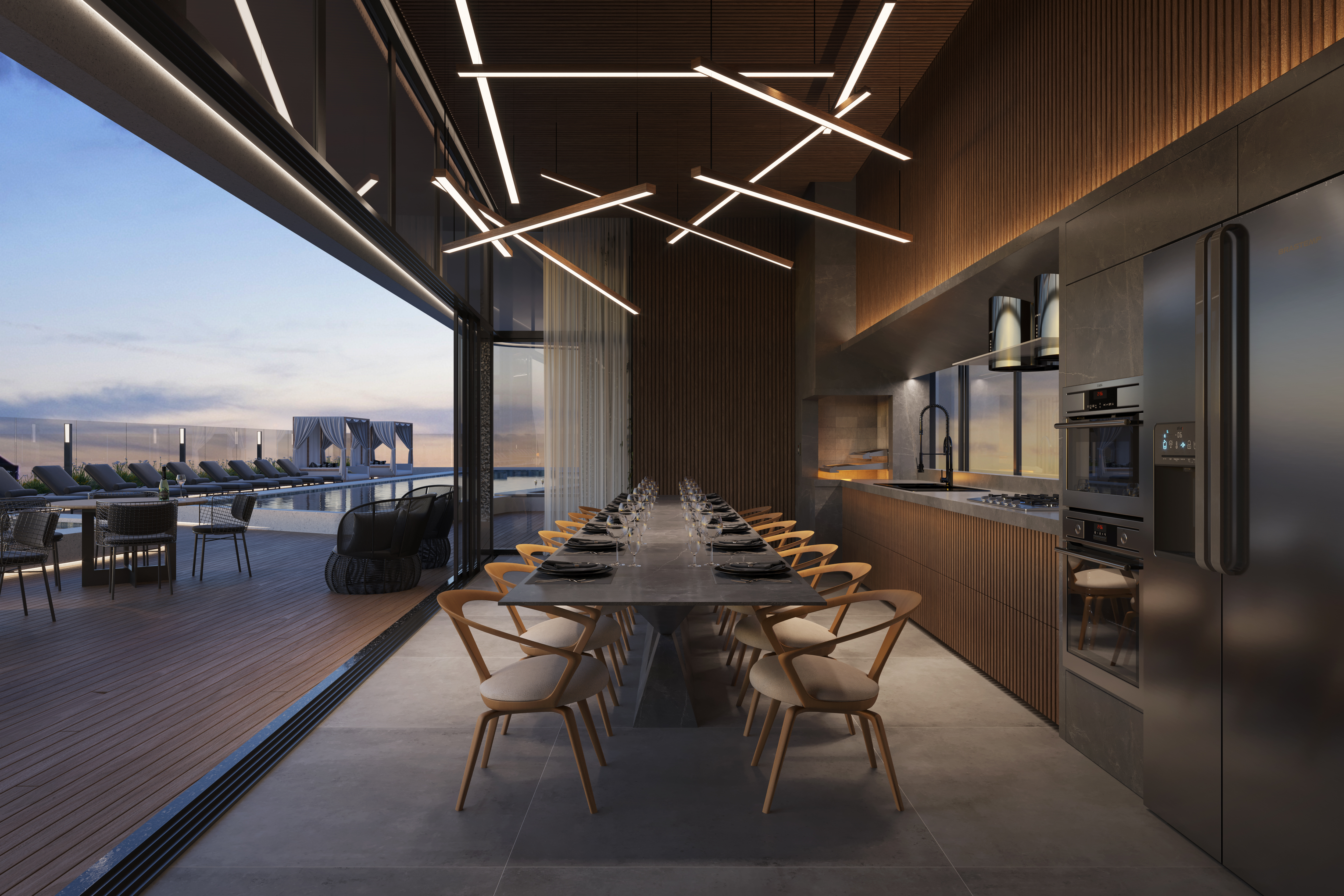 Apartamento com Vista Panor&acirc;mica, Lazer Completo e Espa&ccedil;o Gourmet com Churrasqueira Rua 243 e 245 Itapema - 