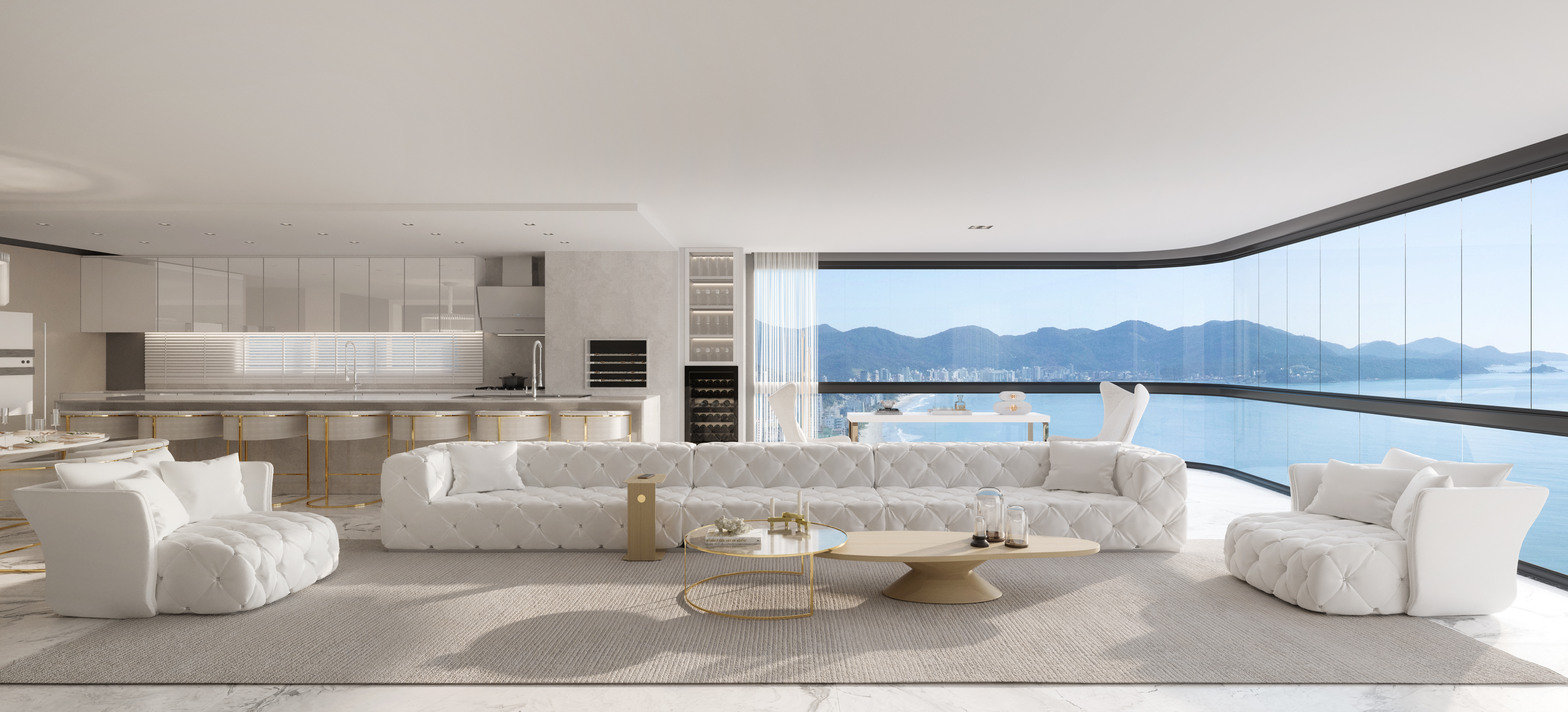 Apartamento com Vista Panor&acirc;mica, Lazer Completo e Espa&ccedil;o Gourmet com Churrasqueira Rua 243 e 245 Itapema - 