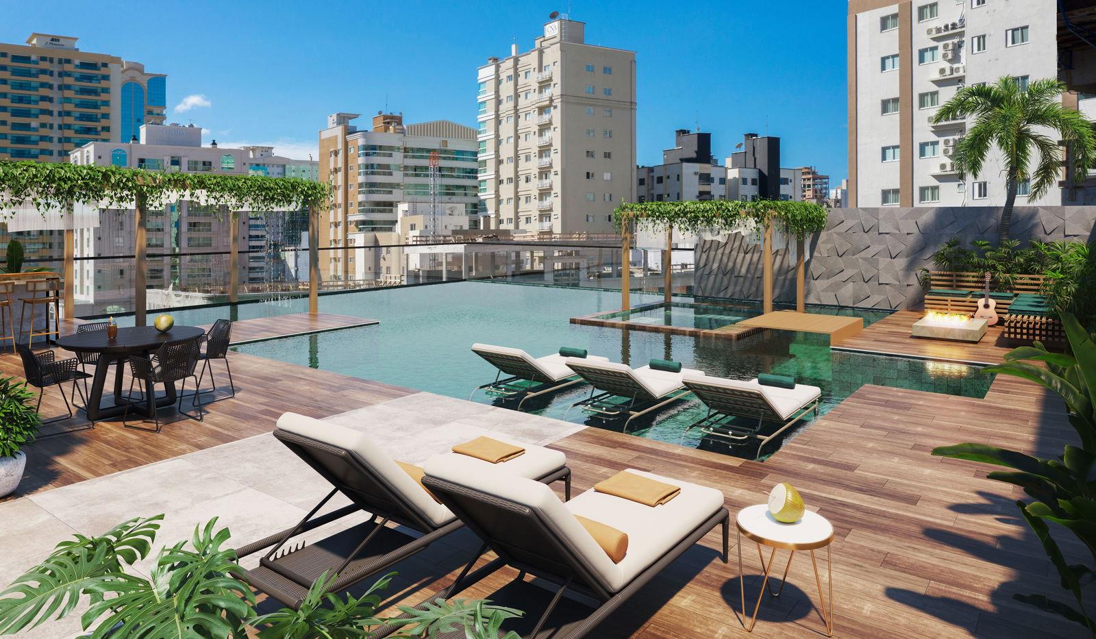 PORTOFINO RESIDENCE | Com 4 Su&iacute;tes, 169m&sup2; Privativos, Lazer Completo com mais de 1.100m&sup2; Rua 288 Itapema - 