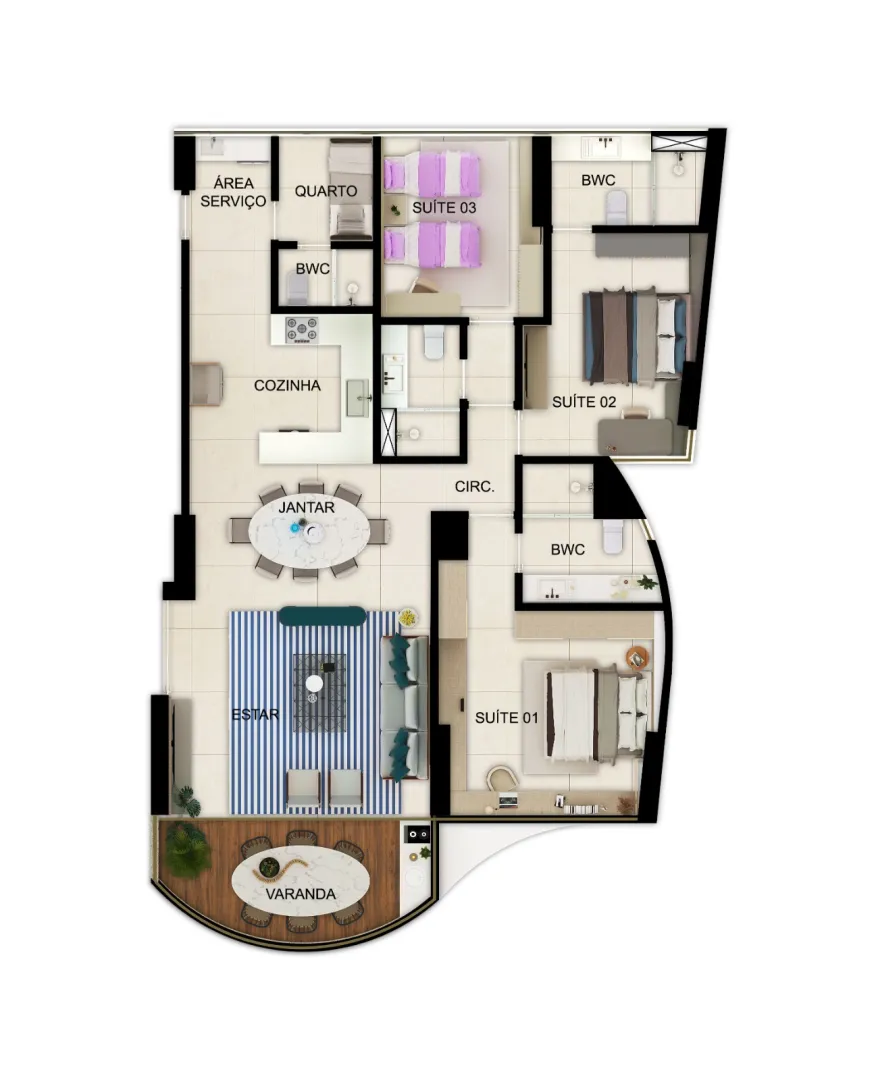 Apartamento, 3 quartos, 141 m² - Foto 32