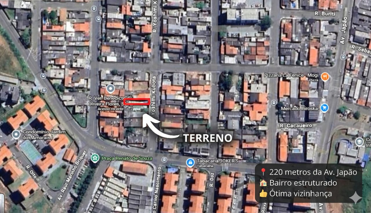 📐 Terreno 12x25m &ndash; 125m&sup2; - Jardim Esperen&ccedil;a  Mogi das Cruzes - 