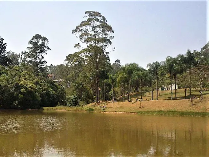 Linda e luxuosa casa com 300m&sup2;, cercada  pela &aacute;rea de preserva&ccedil;&atilde;o do Parque das Artes! Avenida Monteiro Lobato - Jardim Indaiá  Embu das Artes - 