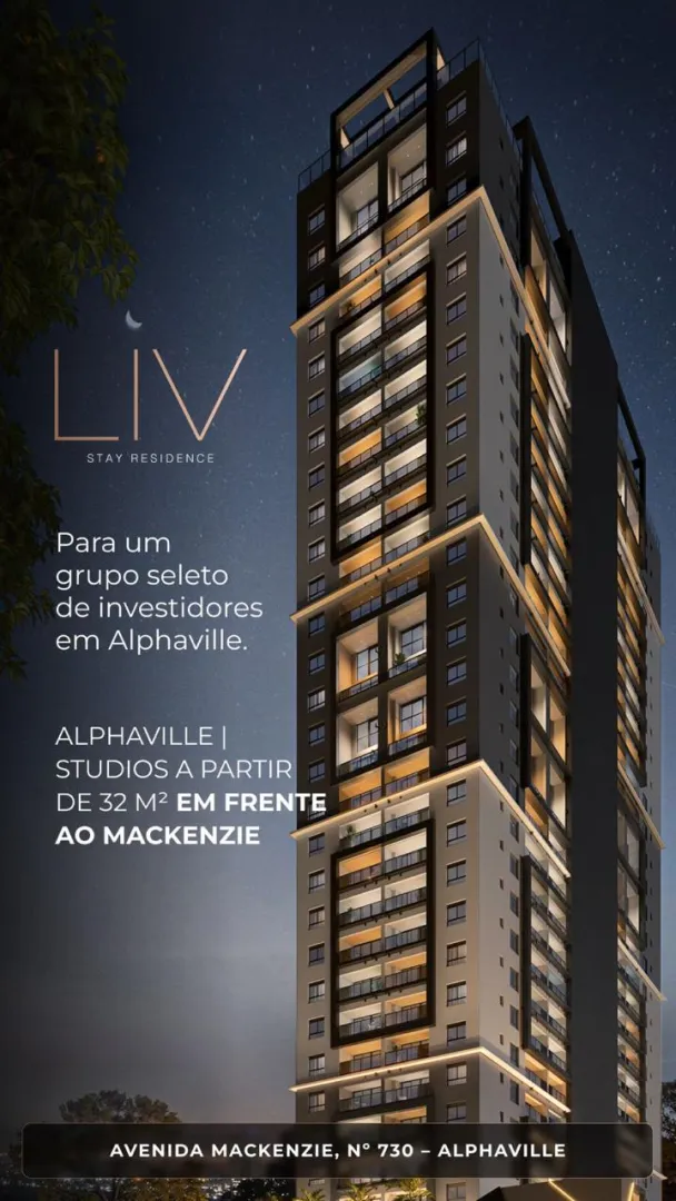 Liv Stay Residence &mdash; Obras Iniciadas e Sucesso de Vendas em Alphaville Avenida Mackenzie Barueri - 
