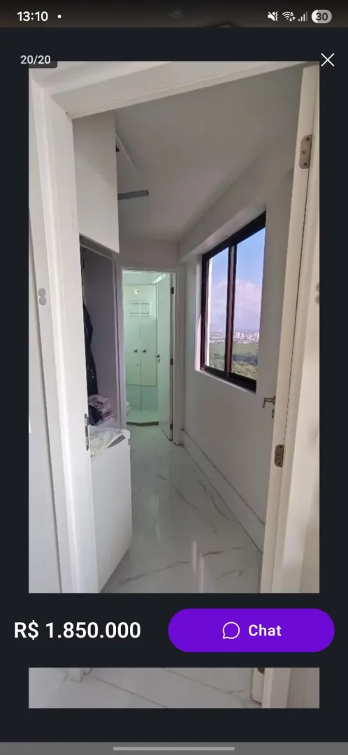 Apartamento &aacute; venda | 137,76m&sup2; | Porteira Fechada | 4 Su&iacute;tes | Vista Mar e Mangue Rua Aviador Severiano Lins Recife - 