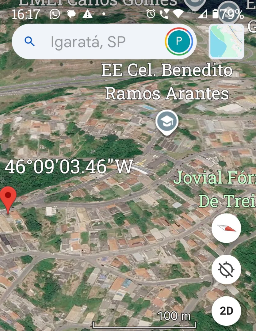 Terreno com boa topografia &agrave; venda no Centro  Igaratá - 