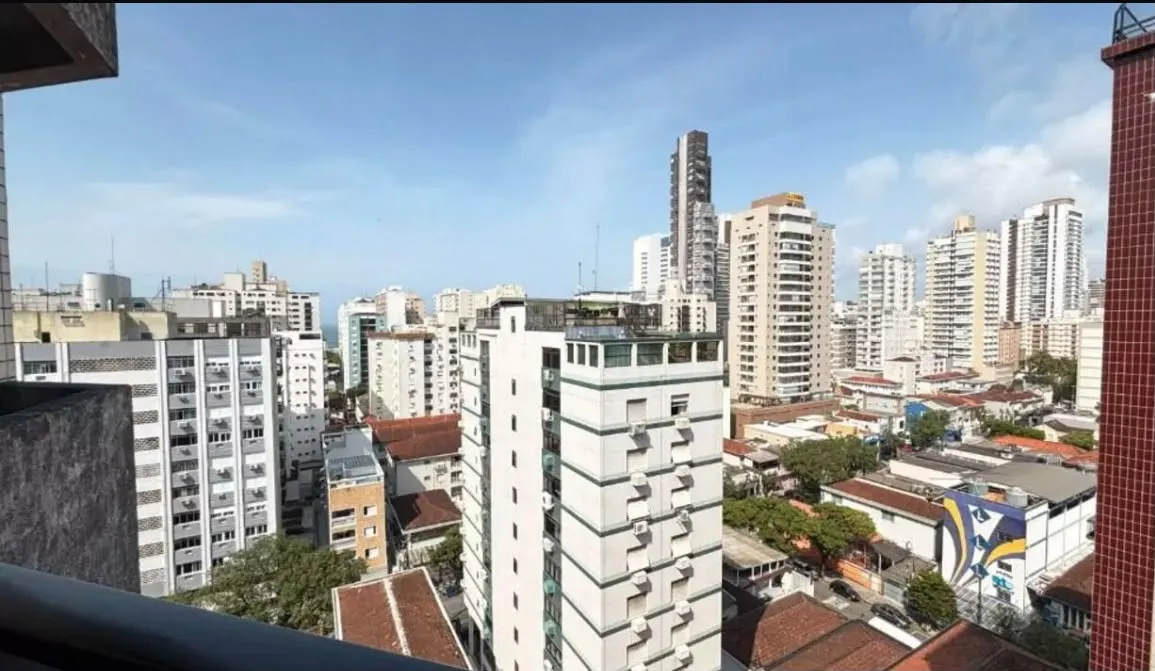 Cobertura Duplex - 112m&sup2; &uacute;teis, na Pomp&eacute;ia em um dos bairros mais desejados de Santos/SP!  Santos - 