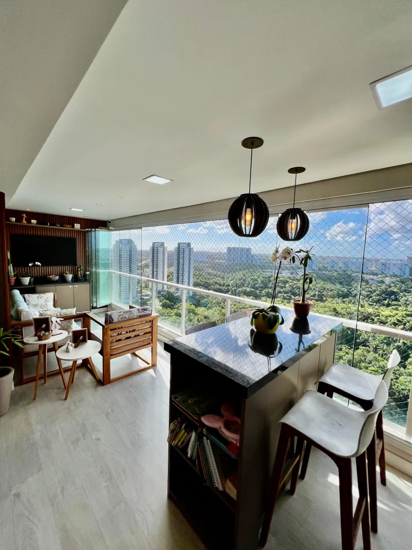 APARTAMENTO 3 QUARTOS SU&Iacute;TE 2 GARAGENS VARANDA PISCINA ACADEMIA VENDA GREENVILLE PATAMARES Rua Embira Salvador - 