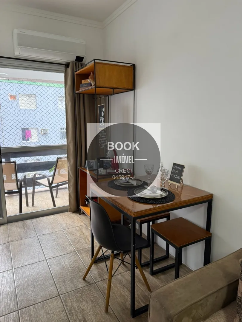 Apartamento aconchegante, decorado e com vista mar na orla em S&atilde;o Vicente ! Avenida Embaixador Pedro de Toledo São Vicente - 