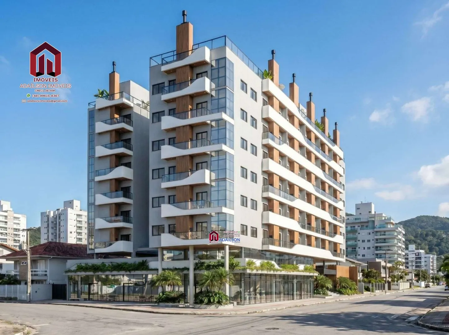 Unidades habitacionais do Icone Residence Florianópolis SC Brasil