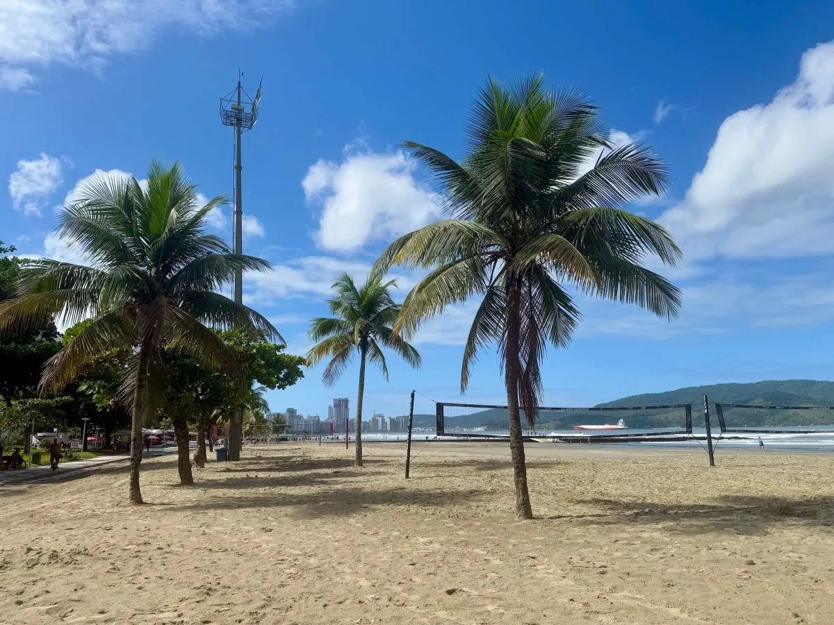 Maravilhoso Apartamento para Temporada &ndash; Frente Mar com Vista Panor&acirc;mica Avenida Vicente de Carvalho Santos - 