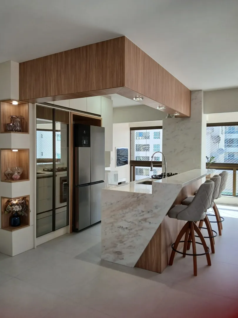 Residencial Pedra Branca - Apartamento Mobiliado a 250m do mar Rua 278 Itapema - 