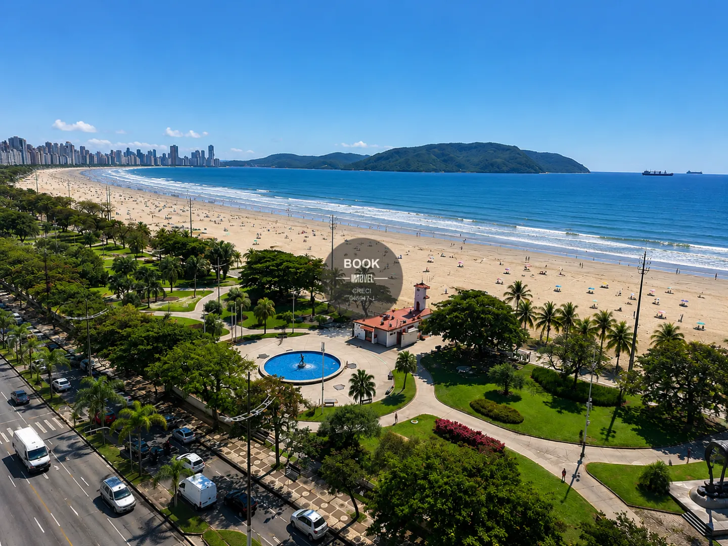 Acorde com o nascer do sol e adorme&ccedil;a ao som das ondas na orla de Santos Avenida Presidente Wilson Santos - 