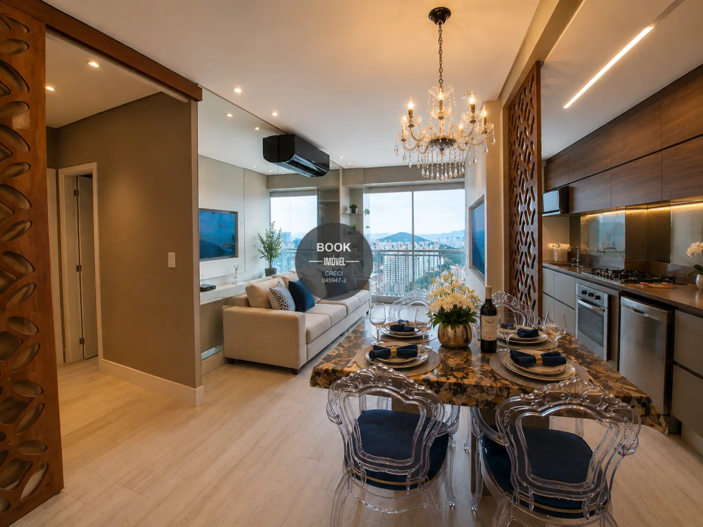 Vista Mar, Andar Alto e Exclusividade no Unlimited Ocean Front Avenida Presidente Wilson Santos - 