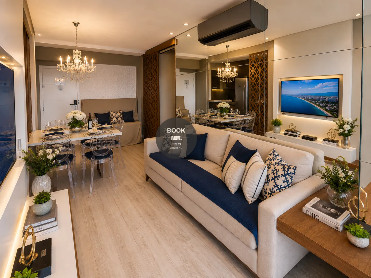 Vista Mar, Andar Alto e Exclusividade no Unlimited Ocean Front Avenida Presidente Wilson Santos - 