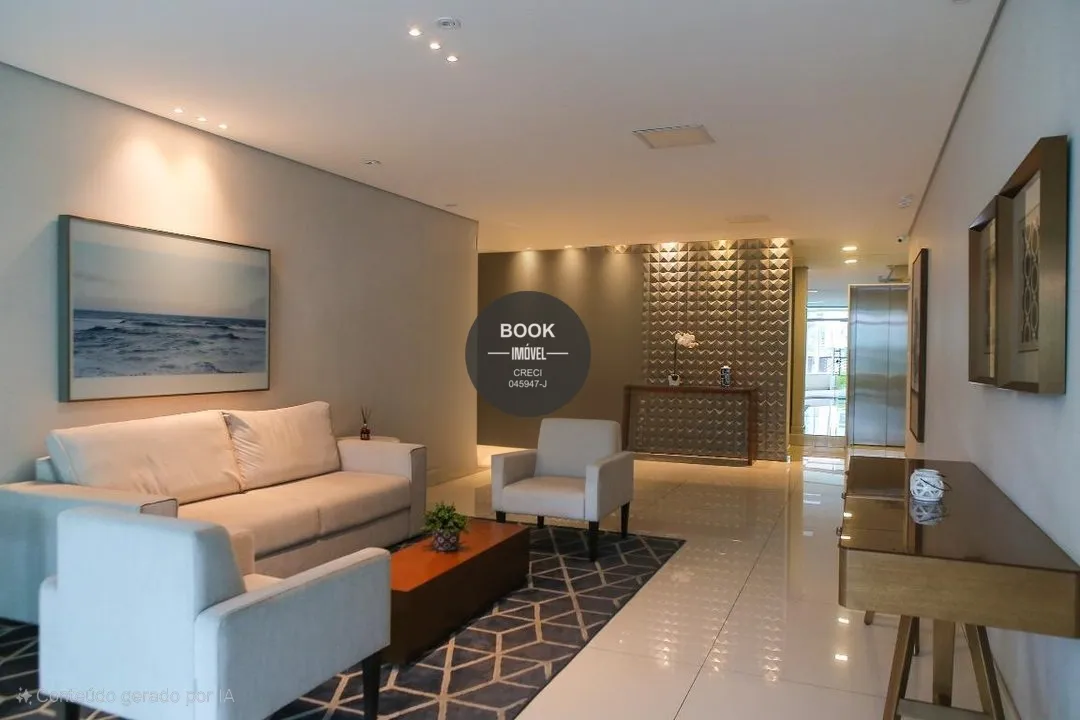 Apartamento de alto padr&atilde;o na Ponta da Praia &mdash; vista livre, 2 su&iacute;tes e porteira fechada Rua André Vidal de Negreiros Santos - 
