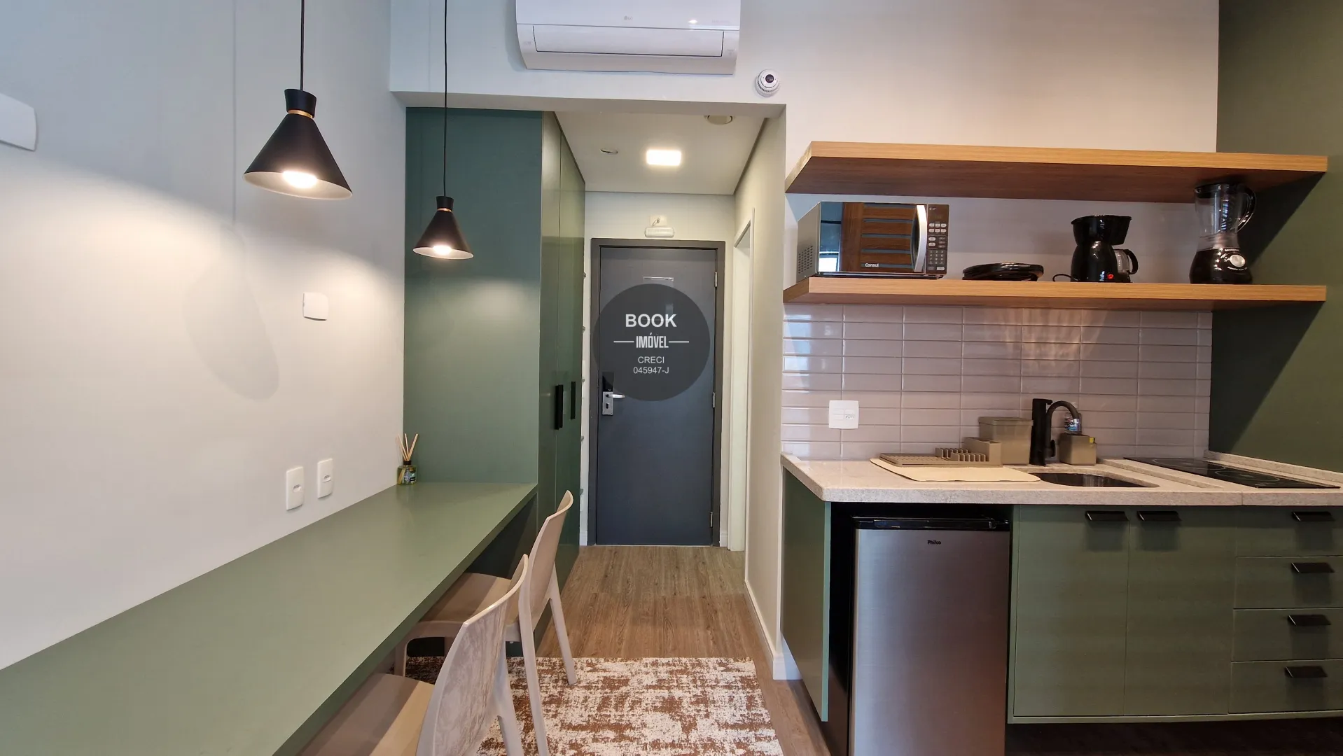 Um Studio pensado nos detalhes, com vista para o mar e pronto para voc&ecirc; Avenida Marechal Floriano Peixoto Santos - 