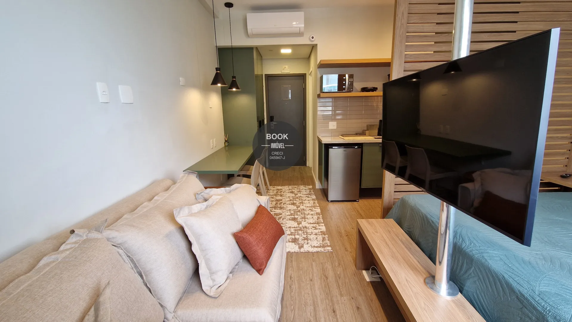 Um Studio pensado nos detalhes, com vista para o mar e pronto para voc&ecirc; Avenida Marechal Floriano Peixoto Santos - 