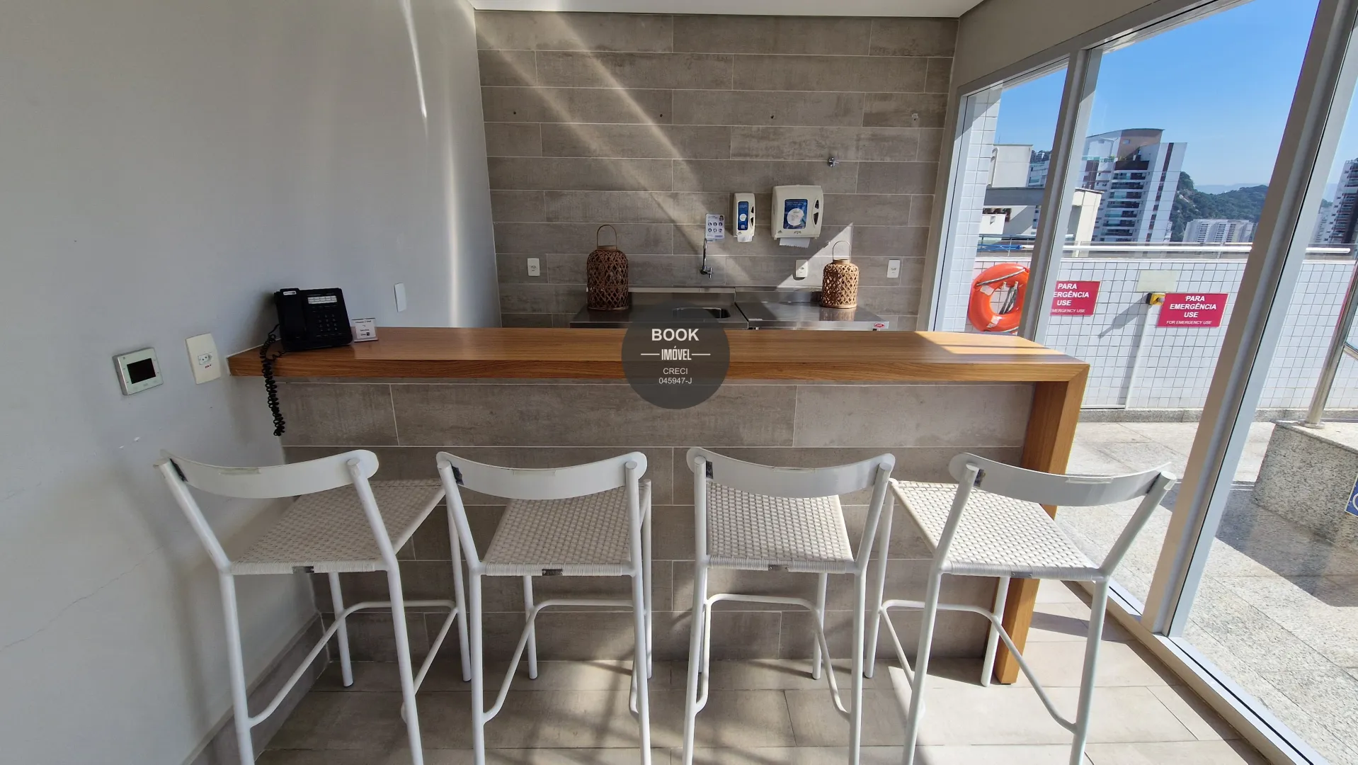 Um Studio pensado nos detalhes, com vista para o mar e pronto para voc&ecirc; Avenida Marechal Floriano Peixoto Santos - 