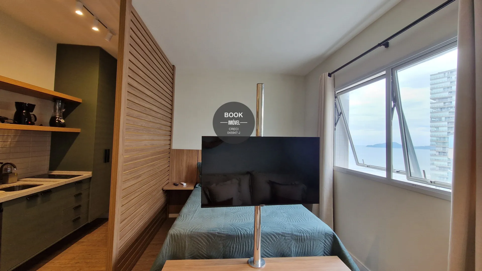 Um Studio pensado nos detalhes, com vista para o mar e pronto para voc&ecirc; Avenida Marechal Floriano Peixoto Santos - 