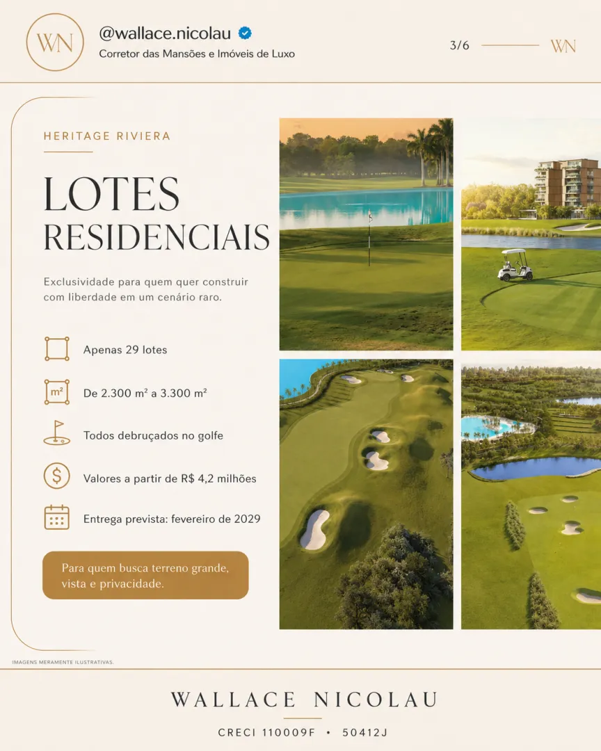 HERITAGE RIVIERA DA CYRELA | ULTRA LUXO EM PORTO FELIZ Rodovia Presidente Castello Branco Porto Feliz - 