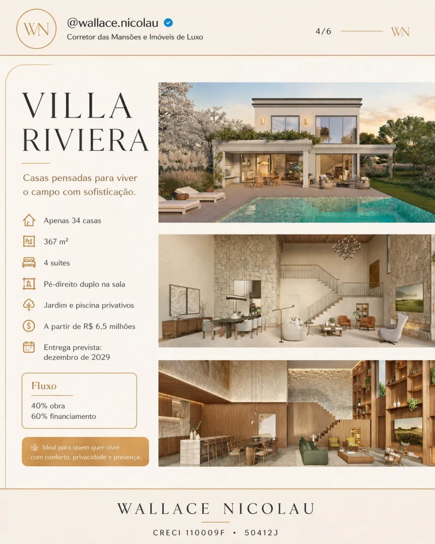HERITAGE RIVIERA DA CYRELA | ULTRA LUXO EM PORTO FELIZ Rodovia Presidente Castello Branco Porto Feliz - 