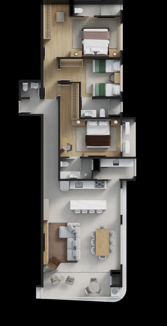 apartamento 3 quartos sendo3 suite ,2 vagas de garagem e apartamento 2 suites,2 vagas  Balneário Piçarras - 