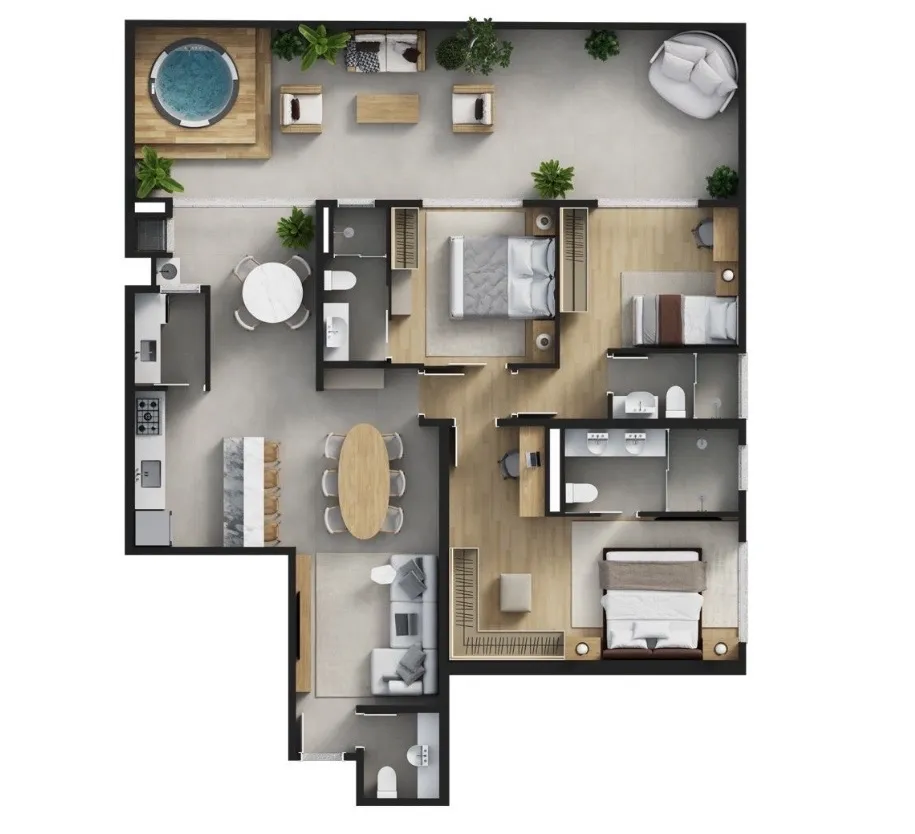 apartamento 3 quartos sendo3 suite ,2 vagas de garagem e apartamento 2 suites,2 vagas  Balneário Piçarras - 
