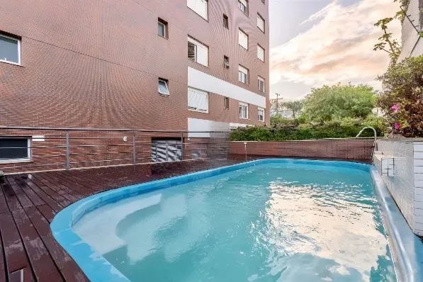 R$ 1.390.000 - IMPEC&Aacute;VEL APARTAMENTO - 105M2 - 3 DORM - VISTA - 2 VAGAS - INFRA Rua Alcídes Gonzaga Porto Alegre - 