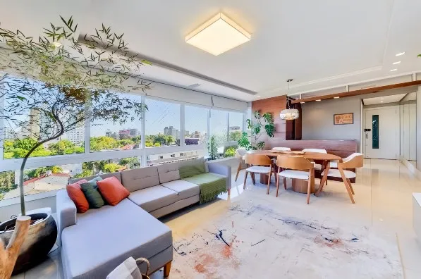 R$ 1.390.000 - IMPEC&Aacute;VEL APARTAMENTO - 105M2 - 3 DORM - VISTA - 2 VAGAS - INFRA Rua Alcídes Gonzaga Porto Alegre - 