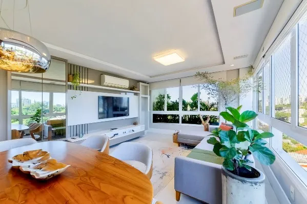 R$ 1.390.000 - IMPEC&Aacute;VEL APARTAMENTO - 105M2 - 3 DORM - VISTA - 2 VAGAS - INFRA Rua Alcídes Gonzaga Porto Alegre - 