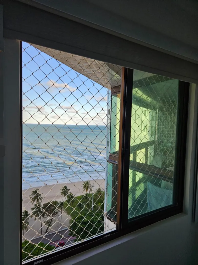 Apartamento beira mar &agrave; venda com 43 m&sup2; | 1 quarto | 1 vaga | Mobiliado Avenida Boa Viagem Recife - 
