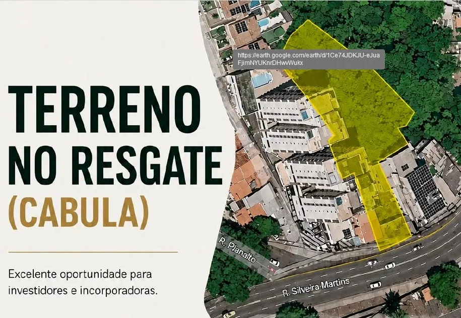 TERRENO &Agrave; VENDA NO RESGATE - CABULA - 3.020 m&sup2;  Salvador - 