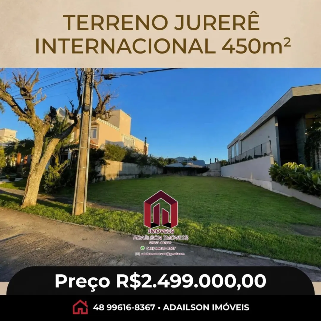 Terreno à venda, 450 m² R$ 2.500.000 – Jurerê Internacional – Florianópolis/SC BRASIL — foto 3