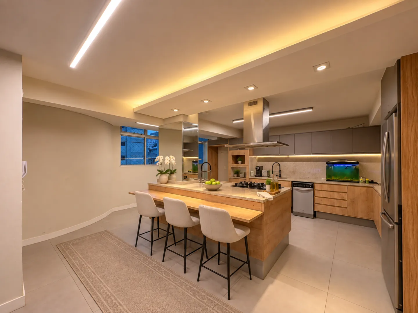 Apartamento de alto padr&atilde;o com 223 m&sup2;, 3 su&iacute;tes e projeto moderno na Vila Rica Rua Eloy Fernandes Santos - 