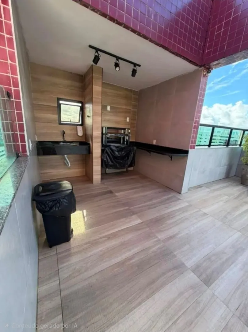 Apartamento com 125m&sup2; | 3 su&iacute;tes | Varanda | 2 vagas cobertas Rua Professor Augusto Lins e Silva Recife - 