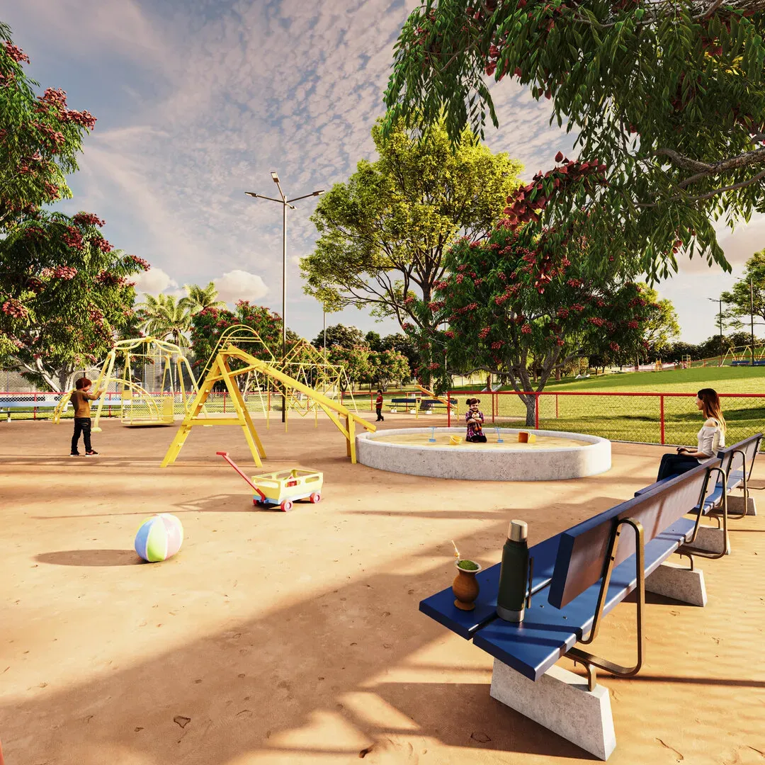 Terreno de 128 a 265m&sup2; privativos no Bairro Planejado Edu Las Casas no Parque Santa F&eacute; Avenida Eduardo Las Casas Porto Alegre - 