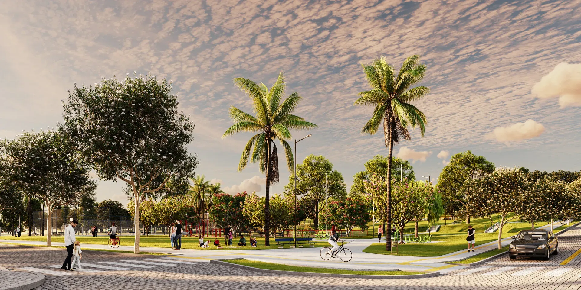 Terrenos de 131 a 400m&sup2; privativos no bairro planejado Las Casas no Parque Santa F&eacute; Avenida Eduardo Las Casas Porto Alegre - 