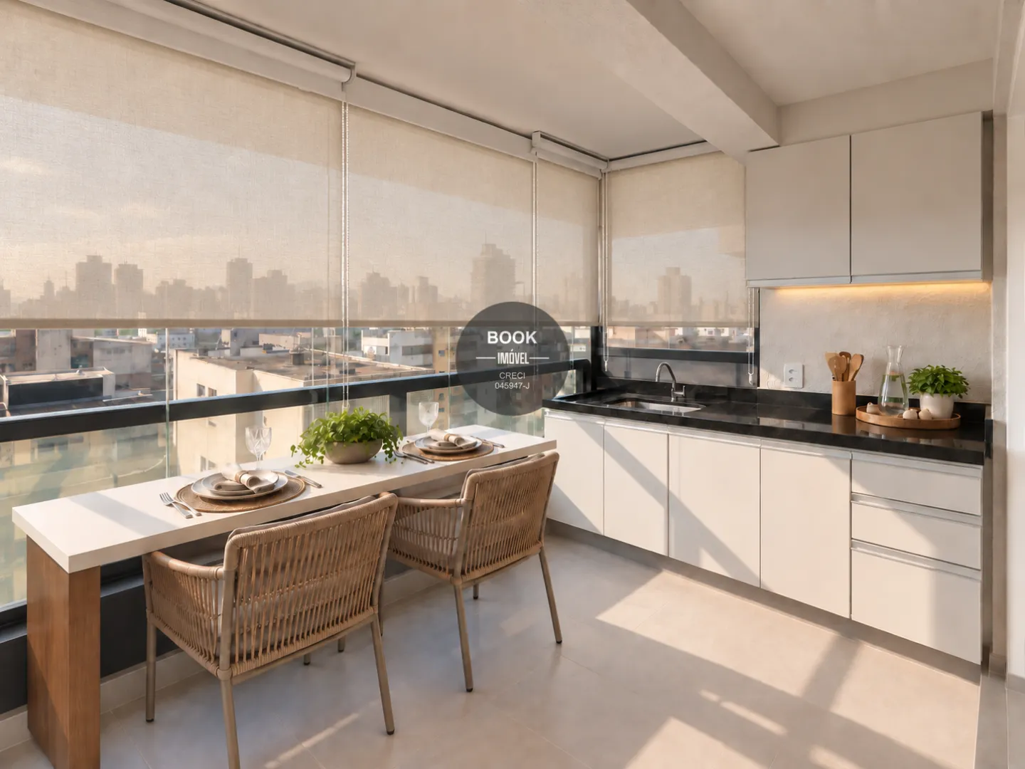 Apartamento na praia da Enseada no Guaruj&aacute; com piscina no terra&ccedil;o com vista para o mar Rua Begônia Guarujá - 