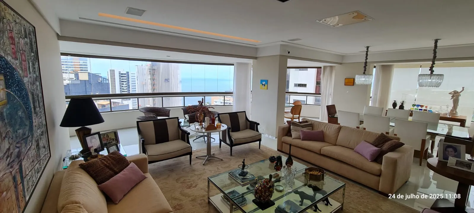 APARTAMENTO ALTO PADR&Atilde;O 5 SU&Iacute;TES VARANDA 4 GARAGENS QUADRA TENIS PISCINA &Agrave; VENDA ONDINA Rua Professor Clementino Fraga Salvador - 