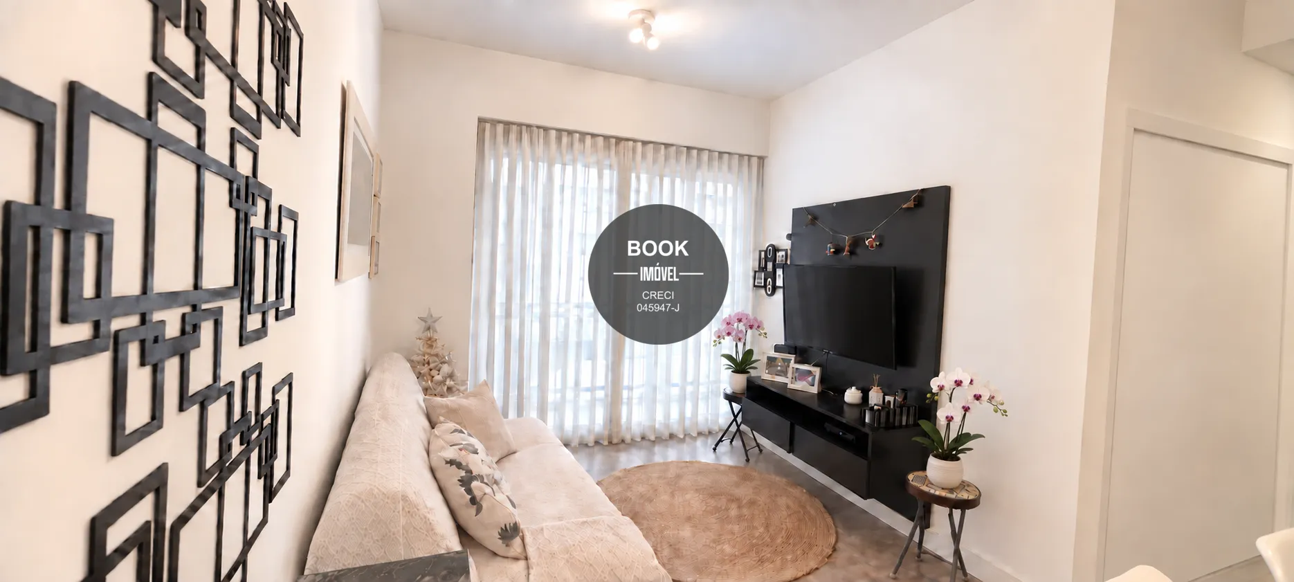 Apartamento mobiliado com vista para o mar e 100% mobiliado Avenida Presidente Wilson Santos - 
