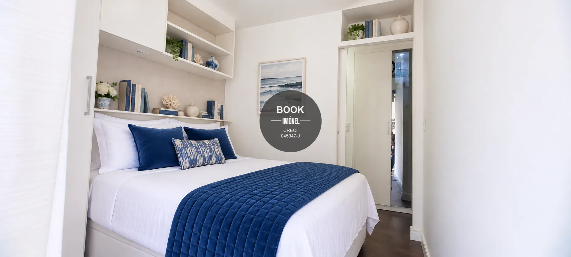 Apartamento mobiliado com vista para o mar e 100% mobiliado Avenida Presidente Wilson Santos - 