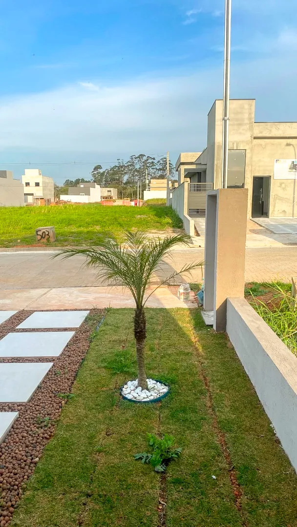 Casa t&eacute;rrea nova no Caucaia Home Club: 3 dormit&oacute;rios, jardim de inverno e lazer de clube  Vargem Grande Paulista - 