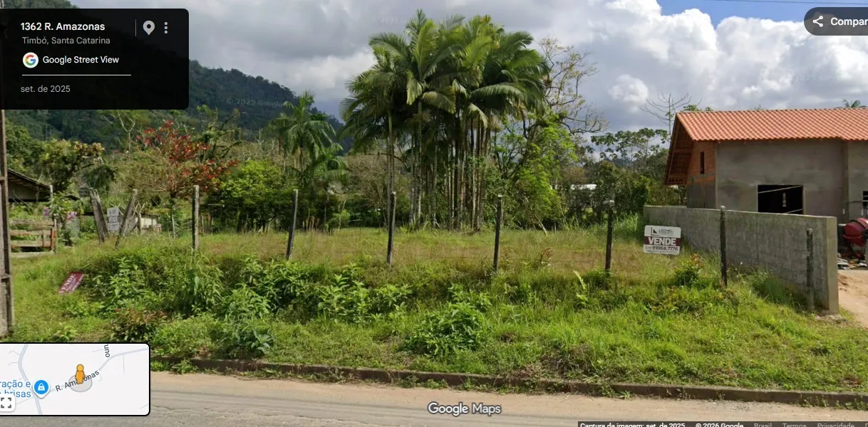 TERRENO 450 METROS  Timbó - 