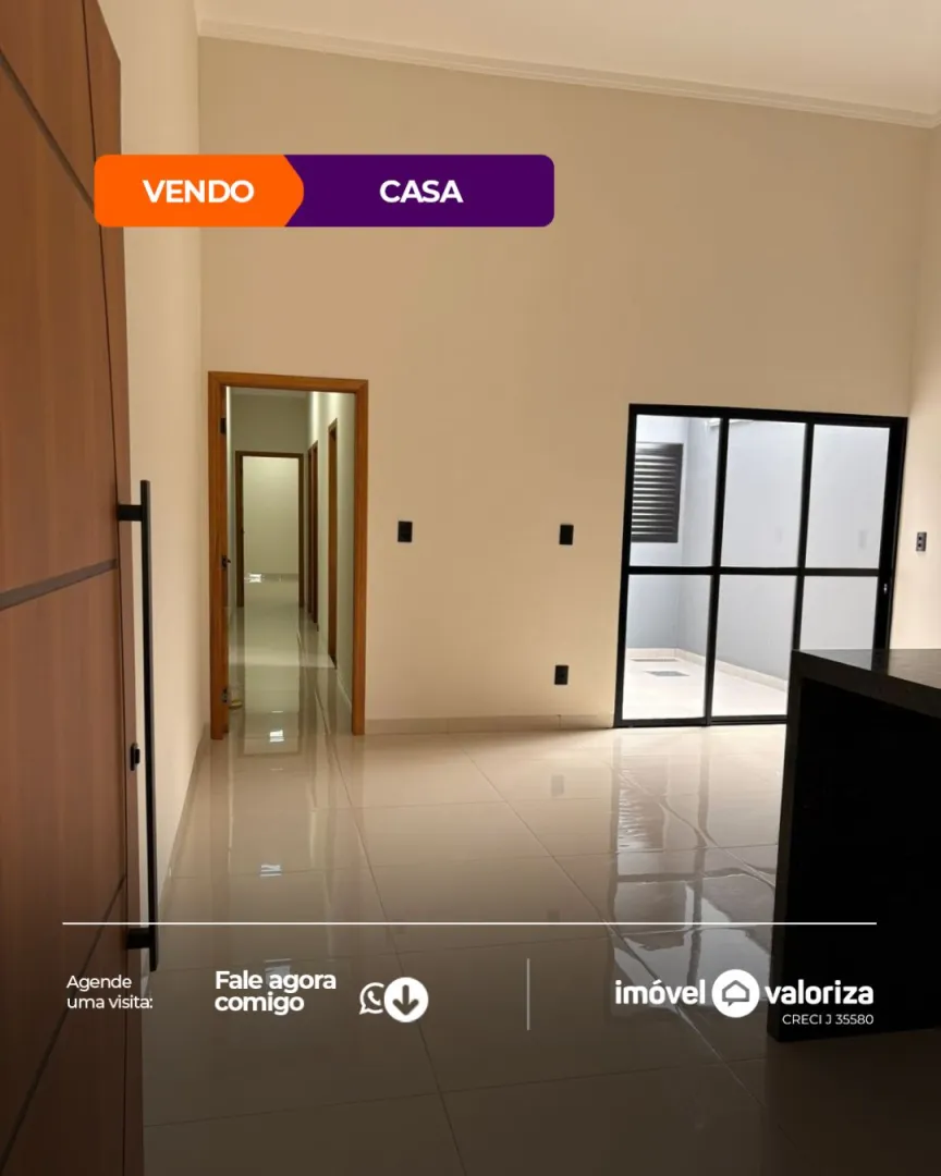 Casa moderna com ambientes bem distribu&iacute;dos e &oacute;tima ilumina&ccedil;&atilde;o natural  Santa Cruz do Rio Pardo - 