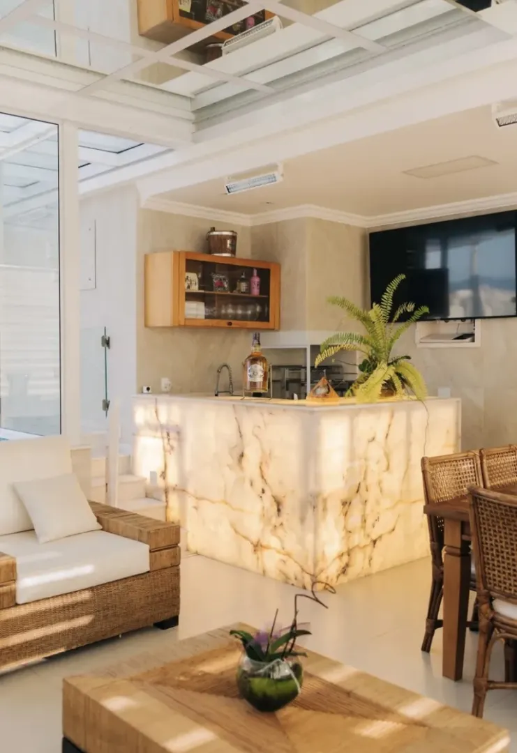 Cobertura Duplex Alto Padr&atilde;o com 300 m&sup2;, 4 Su&iacute;tes e 3 Vagas &ndash; Marap&eacute;, Santos  Santos - 