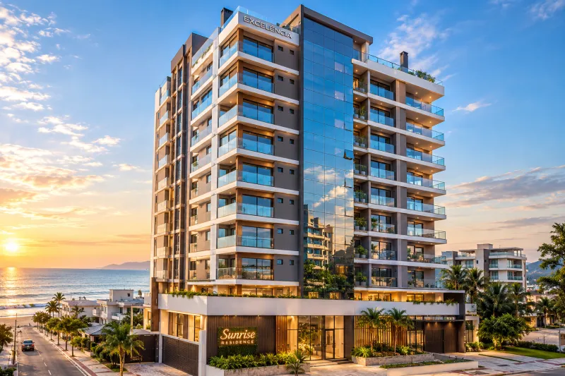 Selent Sunrise Residence | Apartamento com 3 Su&iacute;tes e 2 Vagas Avenida Almirante Fonseca Neves Porto Belo - 