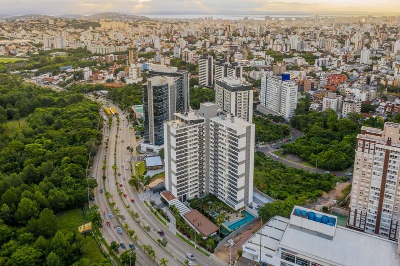 Apartamento Float Residences 1 suíte 44m² Senador Tarso Dutra Porto Alegre - Aerea