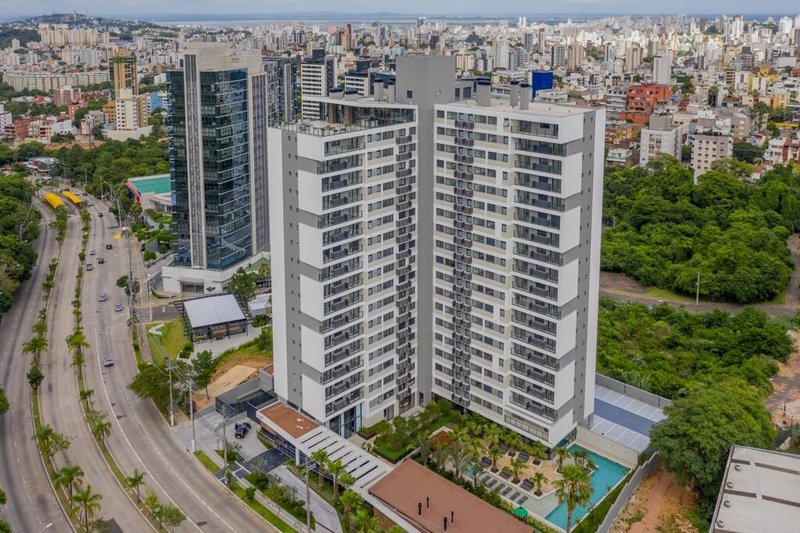 Apartamento Float Residences 1 suíte 44m² Senador Tarso Dutra Porto Alegre - Aerea