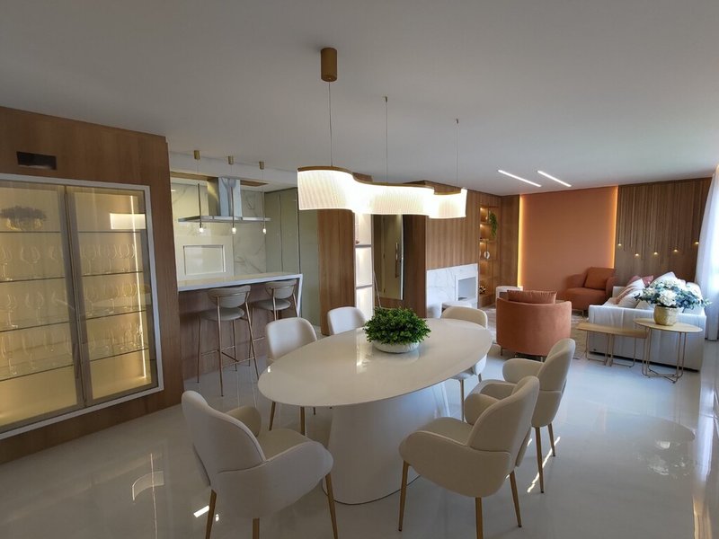 Apartamento Arsiè 125.33m² 3D Faria Santos Porto Alegre - Living