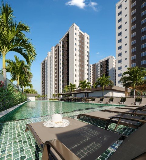 Apartamento Vivaz Prime Zona Norte 42.73m² 2D das Oficinas Rio de Janeiro - 
